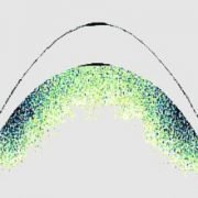 Intra-ocular lens: 2D optical cross-section created from thickness scan