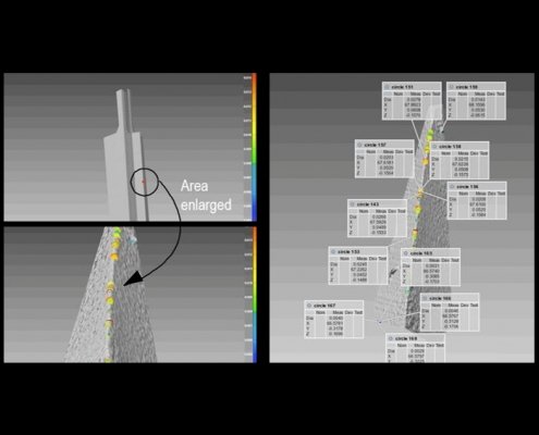3D metrology of edges using Novacam EdgeInspect