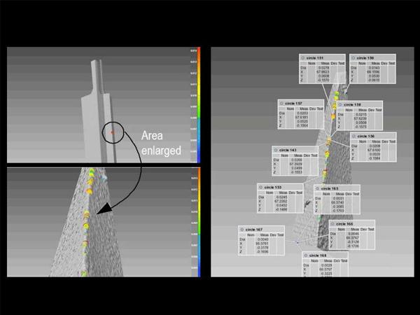 3D metrology of edges using Novacam EdgeInspect