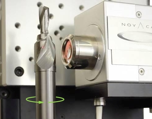 EDGEINSPECT 3D metrology system measuring a high-precision cutting tool