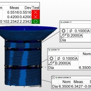 Automated aircraft rivet hole metrology