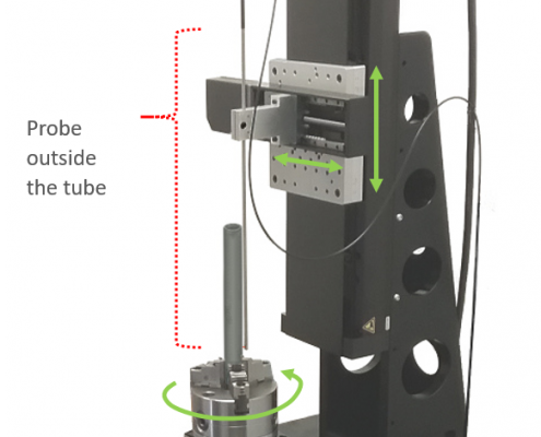 Measuring the outside diameter (OD) of a tube