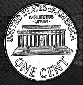 As one of 3 types of output data, an intensity map of the back of the coin gives a photo-like image.