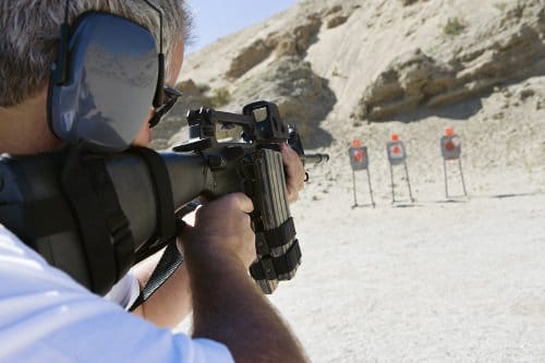 Rifle shooting range